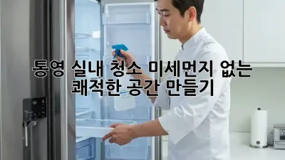 통영 실내 청소: 미세먼지 없는 쾌적한 공간 만들기